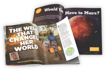 Open science magazine for students.