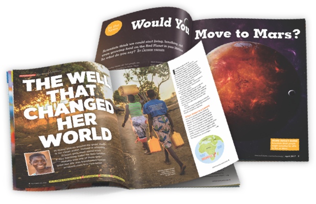 Open science magazine for students.