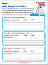 Scholastic News Skillsheet sample.