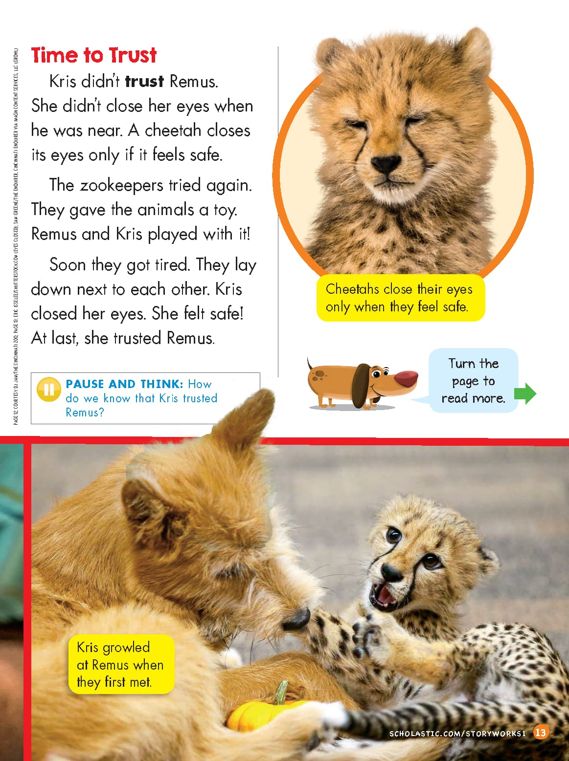  a sample page from an issue of Storyworks 1