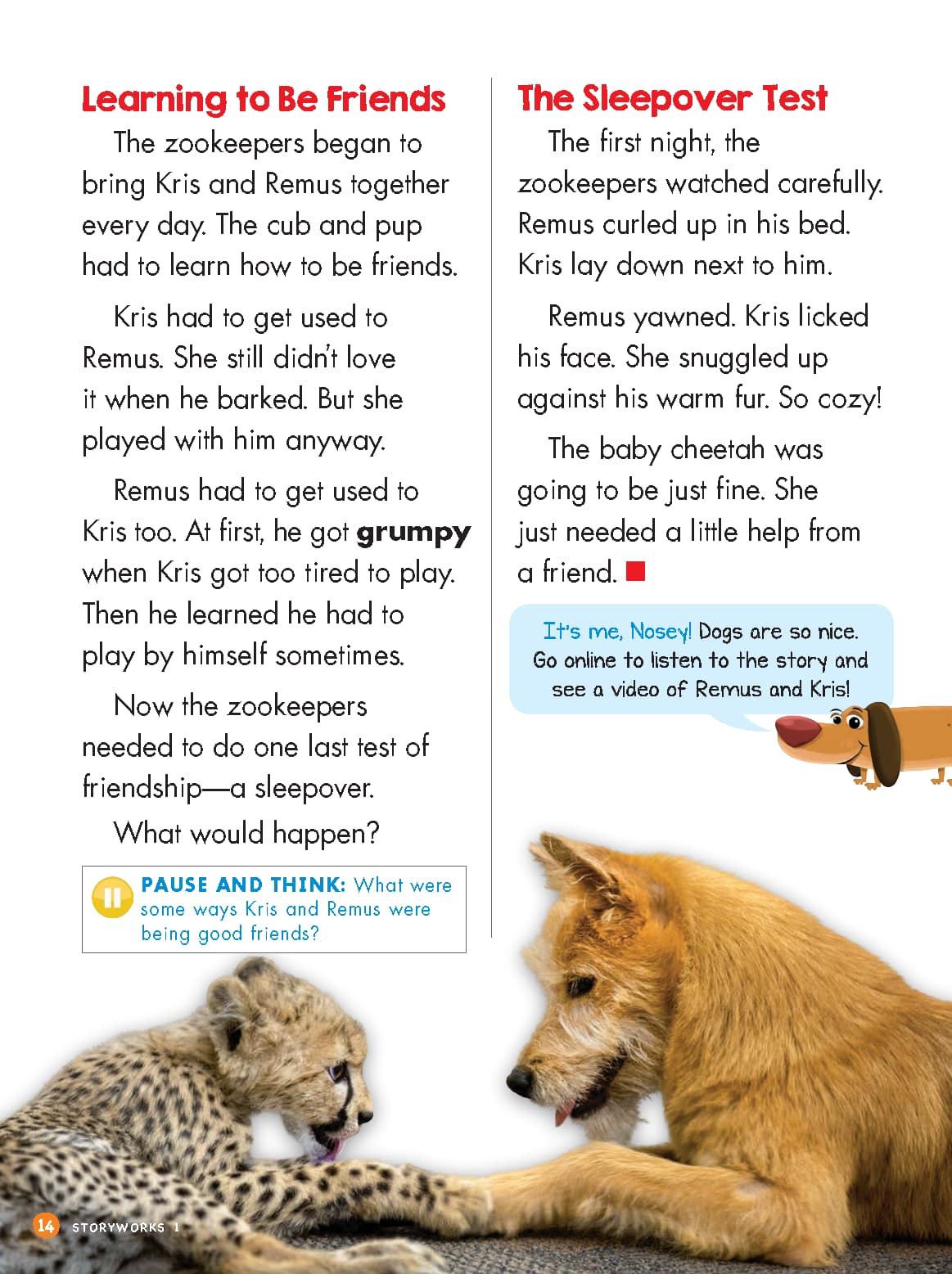  a sample page from an issue of Storyworks 1
