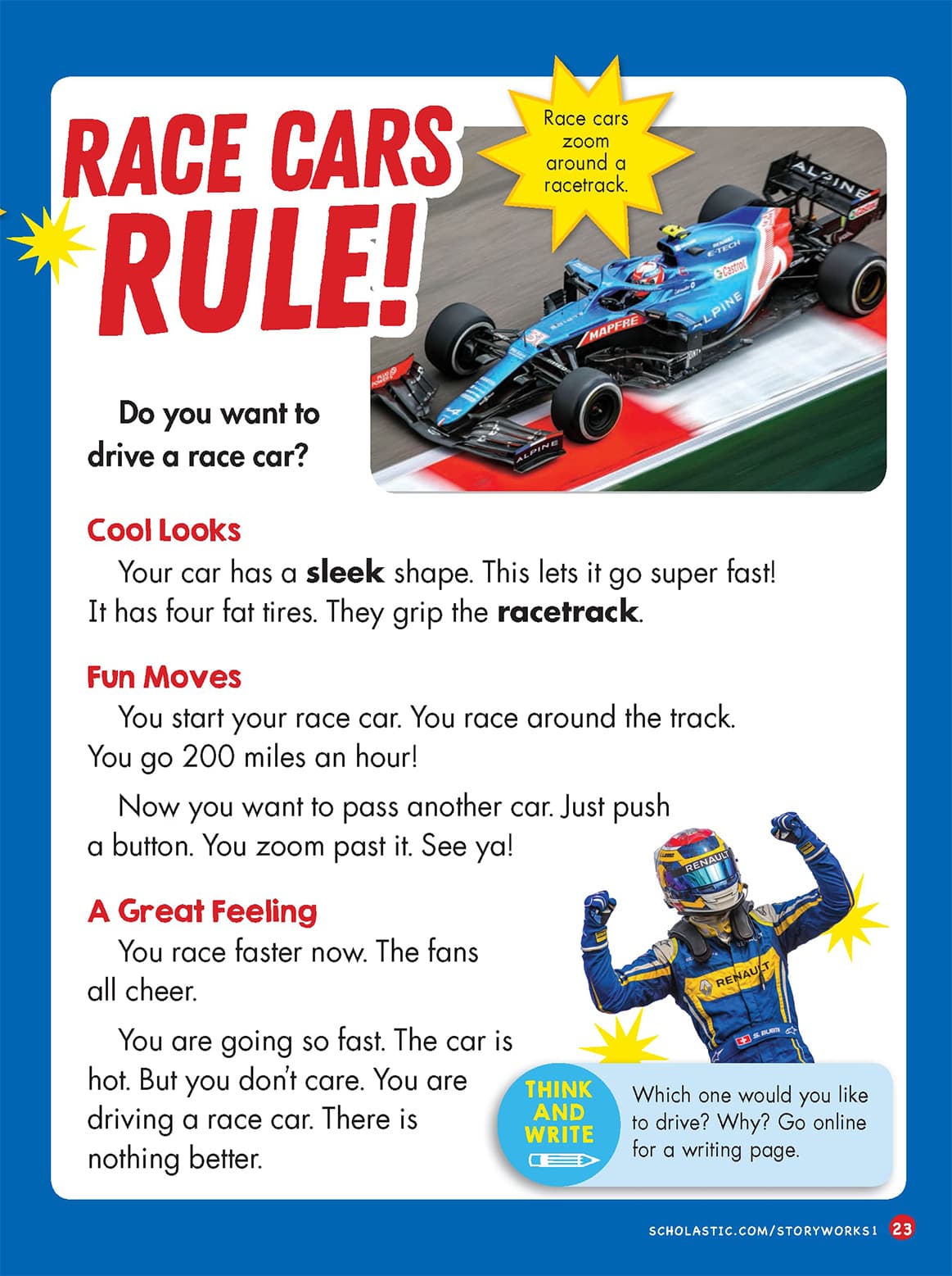  a sample page from an issue of Storyworks 1