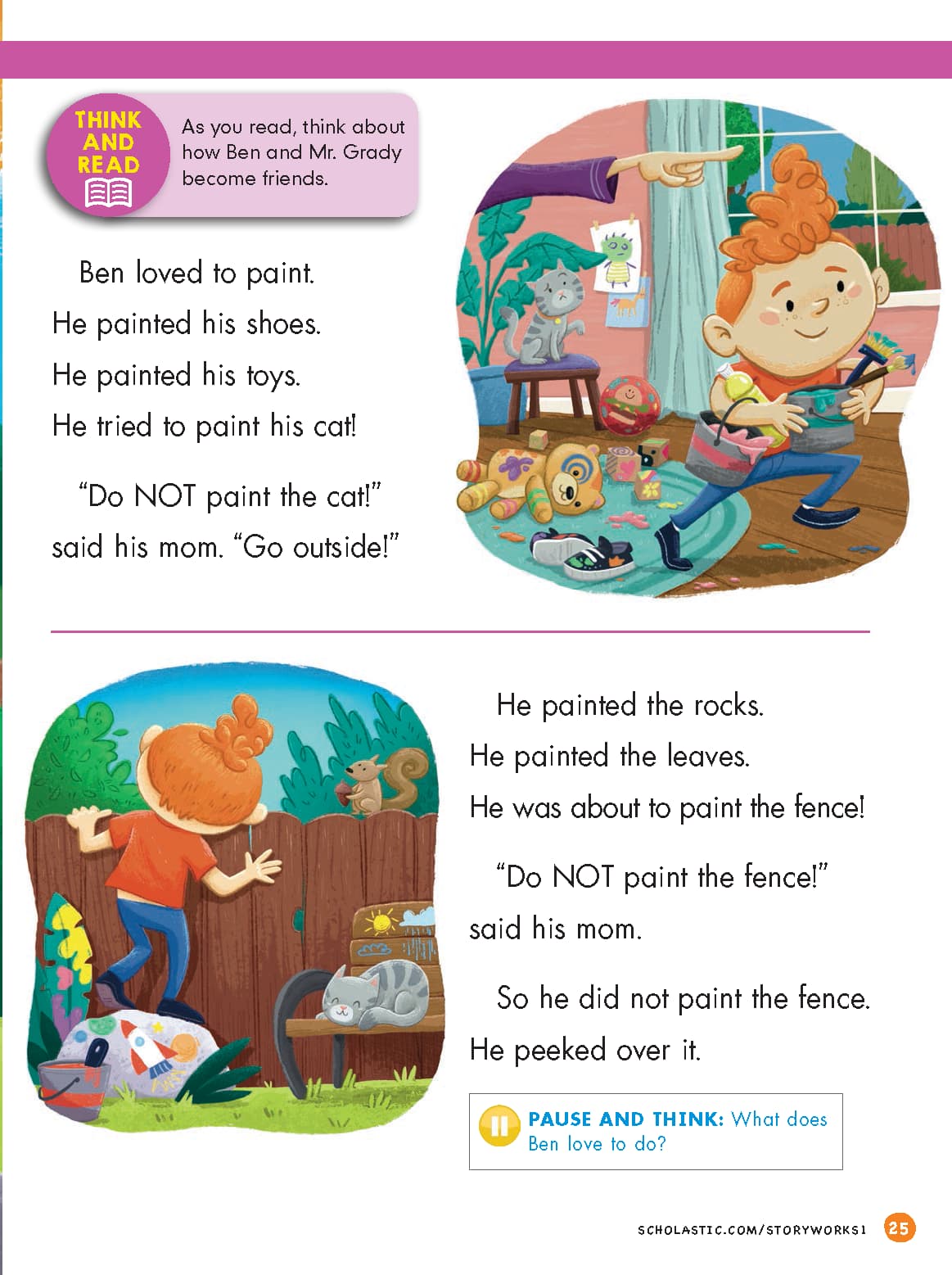  a sample page from an issue of Storyworks 1