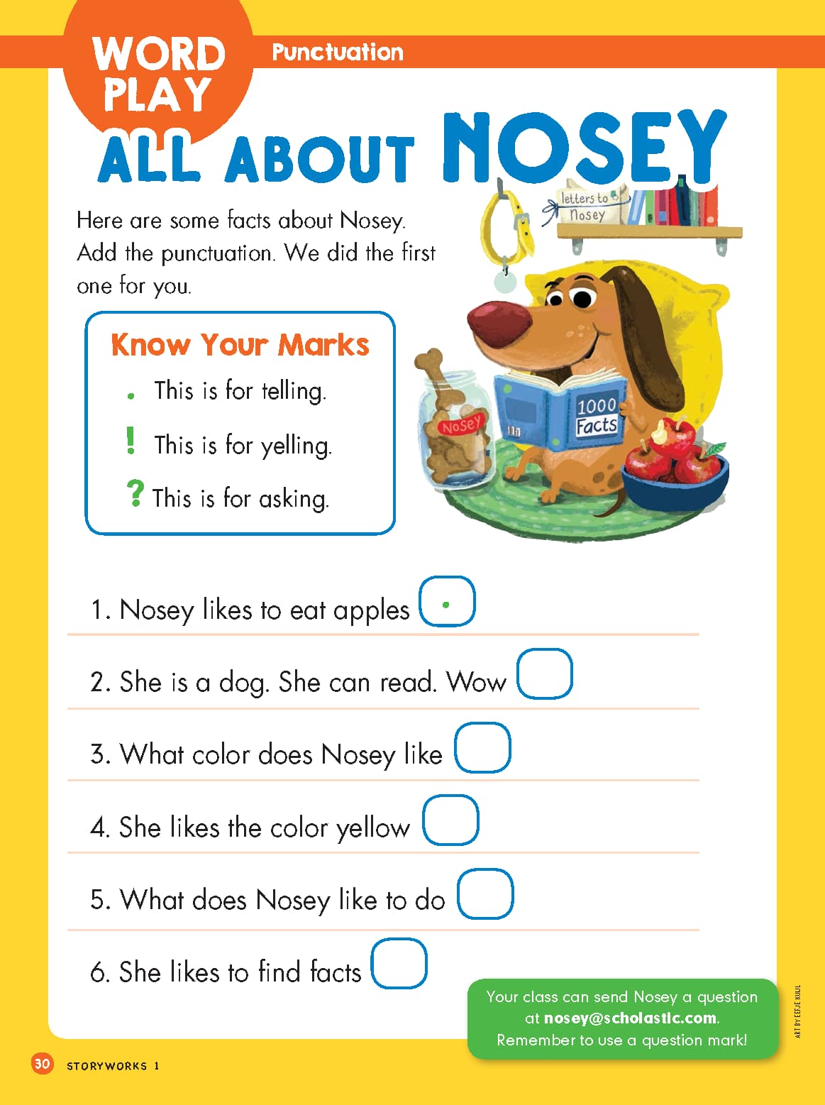 a sample page from an issue of Storyworks 1